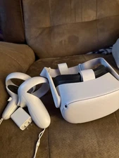 Oculus Quest 2 Virtual Reality Headset 128GB White Includes Controllers