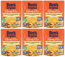 Ben's Original Ready Rice Creamy Four Cheese 6 Pack
