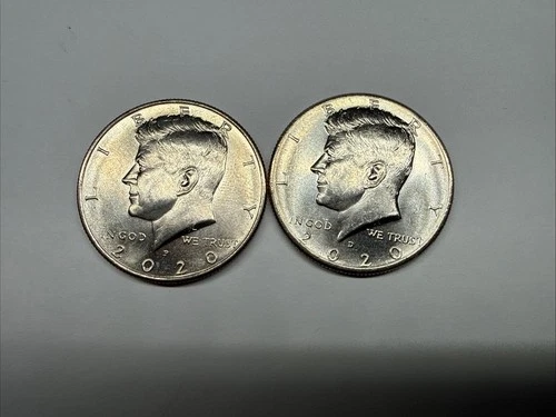 2020 P & D Kennedy Half Dollar Set NIFC Uncirculated US Mint Coins