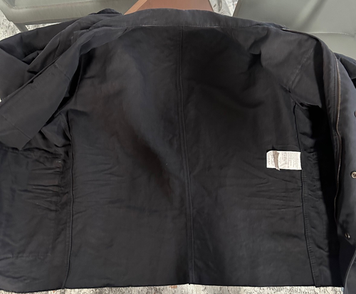 DSQUARED 2 Light Cropped Field Safari Jacket Black Pockets Zip Snaps Italy - Picture 15 of 21