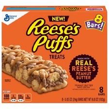 Reese's Puffs Treats Peanut Butter  Cocoa Bars