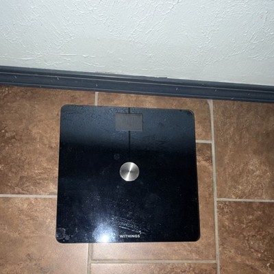 Withings Digital Glass Bathroom Scale Black