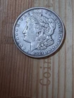1921 D Morgan silver dollar