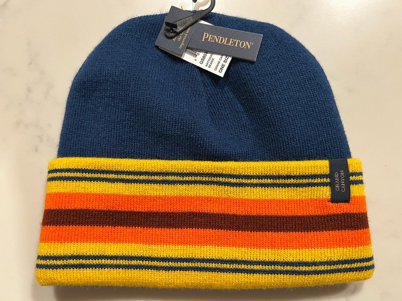 New Pendleton Knit Striped Grand Canyon Beanie * NWT National Park GS803-54815