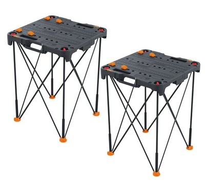 WX066 Worx (2) Sidekick Portable Tailgate Work Tables-Save Buying 2