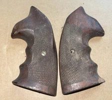 Vintage Colt Python Wood Target Grips 