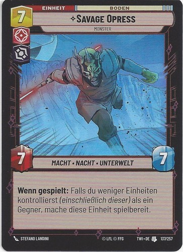 Star Wars Unlimited - Niedergang der Republik (TWI) - Einzelkarten 🇩🇪 136-257 - Bild 5 von 195