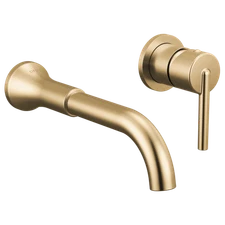 Delta Trinsic T3559LF-CZWL Wall Mount Bathroom Faucet Trim - Champagne Bronze