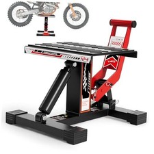 Dirt Bike Stand,Widen 1000Lbs Capacity Hydraulic Motorcycle Lift Jack Black