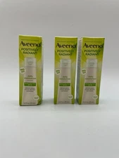 EXPIRED 3x Aveeno Positively Radiant Daily Moisturizer SPF 30 TRIAL SIZE 1.0 oz