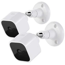 Blink Mini Camera Wall Mount Bracket 360 Degree Adjustable 2 Pack White New