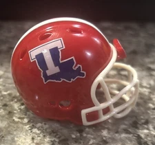 Louisiana Tech Bulldogs Custom Mini Helmet Riddell 2” Pocket Pro Revolution Red