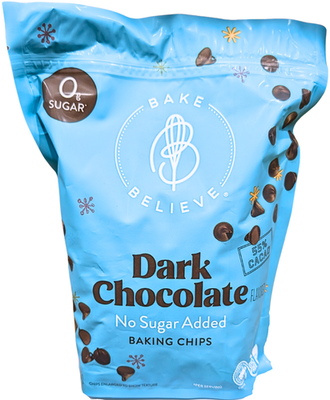 #ad #ad Bake Believe Dark Chocolate Baking Chips No Sugar Added 2 Lb Bag ED 10 2027 $27.37