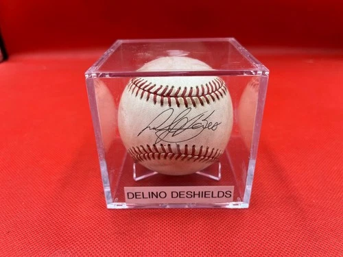 Delino Deshields Signed Autographed Official Major League Baseball