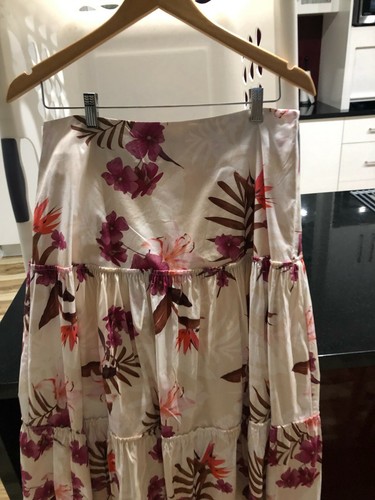 Witchery multicolored floral long skirt - Size 10 - 5+items free post (AU) - Picture 7 of 12