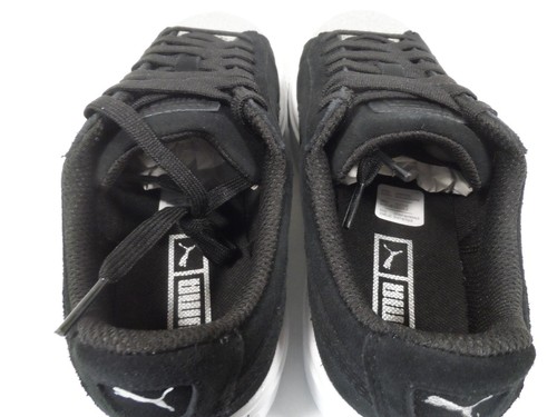 PUMA Suede Platform Glam Jr Kids Sneaker Puma Silver/Puma Black Size 5.5 - Picture 5 of 6