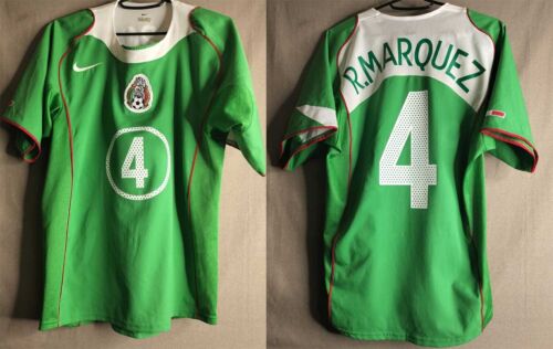 Rafa Marquez 4 S MEXICO 2004 05 Home Jerseys Nike Vintage