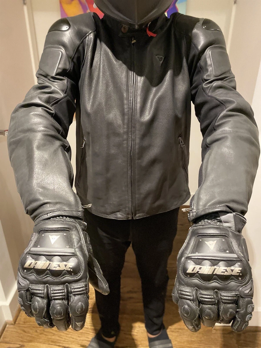 DAINESE 🏍️ FIGHTER Perforated Leather Jacket 54 $699