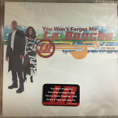 La BOUCHE YOU WON'T FORGET ME Remixes CD Sealed 5 TRK