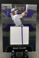 2022 Select Rookie Jumbo Swatch #RJS-RV Ryan Vilade RC - Colorado Rockies