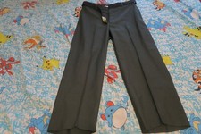 VTG 1992 DSCP US Army Serge Green Poly Wool Trousers Mens 34S 33x27 AG-489