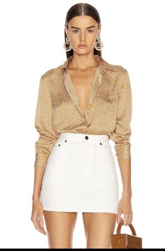 Equipment Ocre Multi Leema Shirt, Size XS, Pre-owned