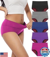 CAOZITOU Women's Incontinence Underwear, 100ml Leak-Proof Period High Waisted