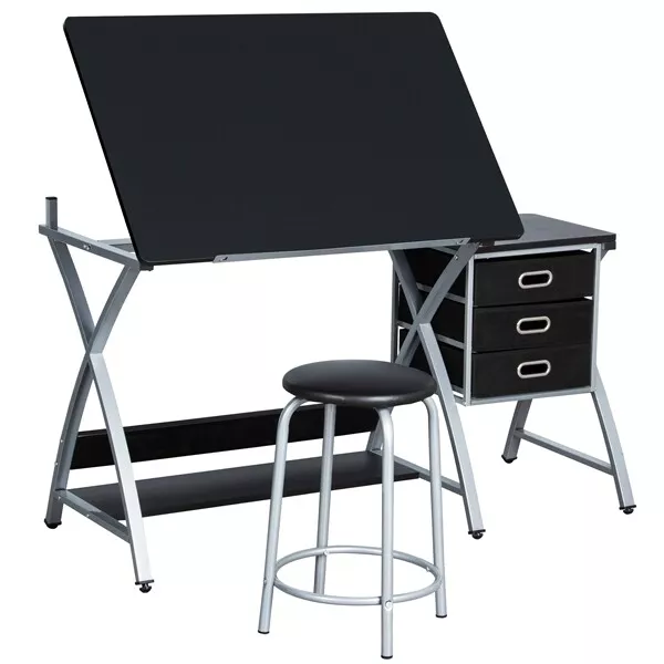 Drafting table and chair online