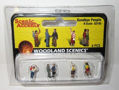 Woodland Scenics Scenic Accents N Scale Goodbye People