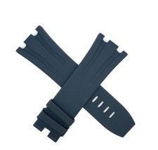 Audemars Piguet Royal Oak Offshore 30mm x 24mm Navy Blue Rubber Watch Band L 