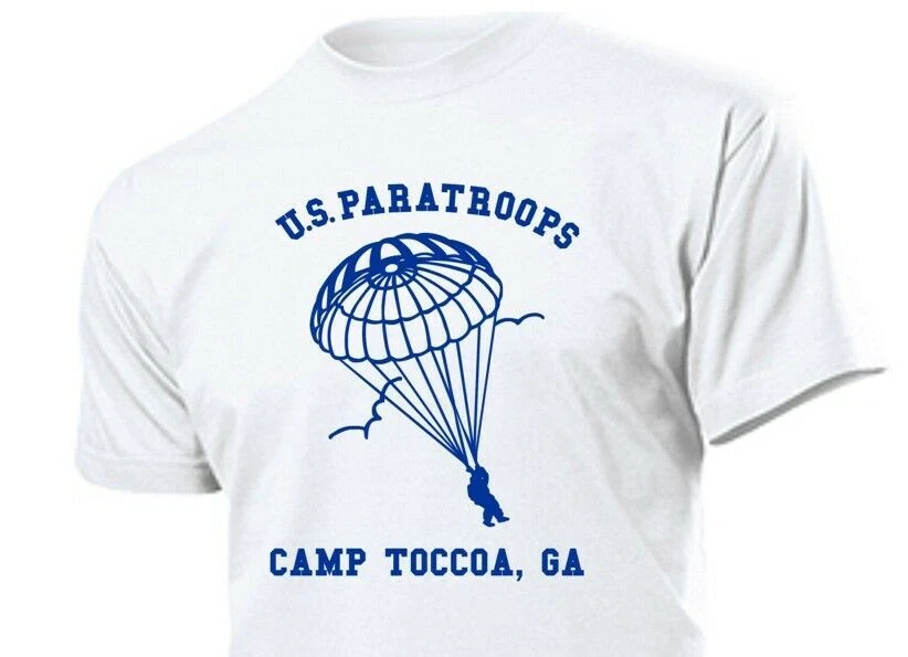 US Army T-Shirt Paratrooper Training Camp Toccoa FJ WWII WK2 S-XXL Marines Seals - Bild 1 von 1