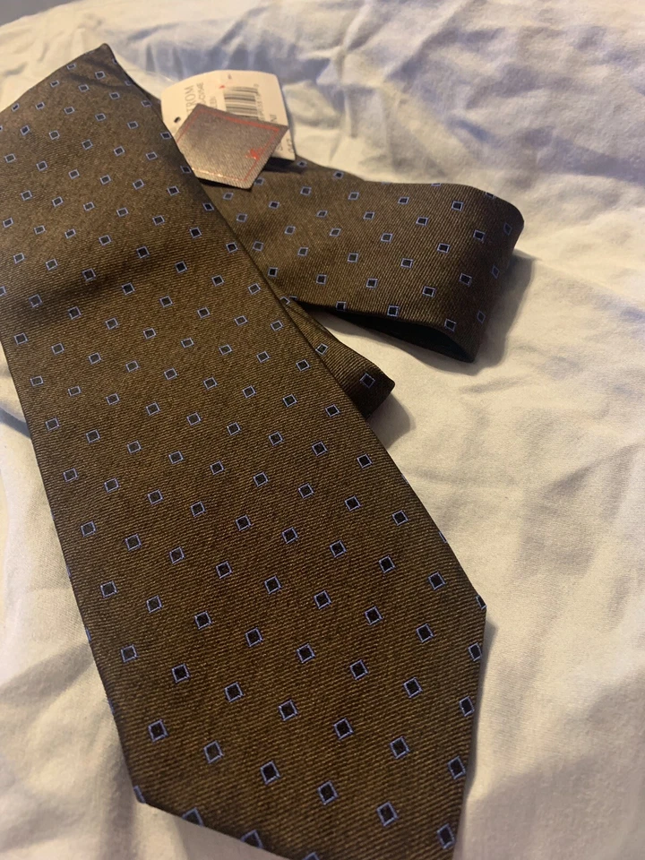  ISAIA NAPOLI  Silk Tie Necktie Handmade IN ITALY - Image 3 of 4