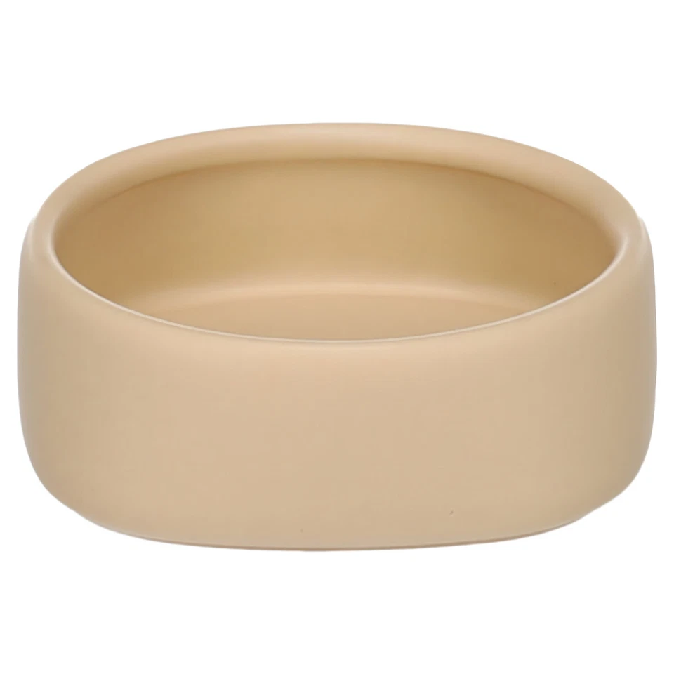 Flamingo Futter- & Trinknapf für Hamster Zara rund beige, Keramik, spülbar