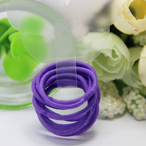 10Pc Cute Kids Girl Elastic Tiny Hair Tie Rubber Band Rope Ring Ponytail Holder - Picture 24 of 35