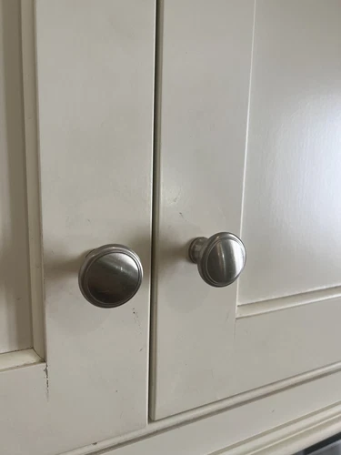 Top Knobs Cabinet Ringed Knob 1 1/8 Inch Brushed Satin Nickel - Picture 1 of 7