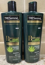 2 Ct TRESemme 13.5 Oz Botanique Hemp Seed Oil Hibiscus & Hydration Shampoo