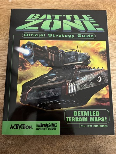 Battle Zone Official Strategy Guide ACTIVISION Pc Video Game Paperback Book