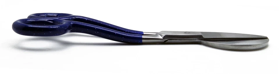 10 Pcs Carpet Duckbill Blue Scissors 6" Nipping Working End 2" Repair Currting - Image 4 of 4