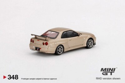 MINI GT 1:64 Nissan Skyline GT-R R34 M Spec Silica Breath Bronze