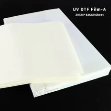 A Film Clear Sheets 100Pcs For Refinecolor  Flatbed UV DTF Printer