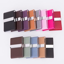Name Card Holder PU Leather Business Card Hol...