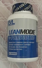 EVL LeanMode + Probiotic Digestive & Immune Support 120 VegCaps Exp 08/25
