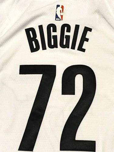 Nike Brooklyn Nets Jersey Swingman Size 52 XL Bed Stuy Biggie Pro Team Apparel - Picture 4 of 5
