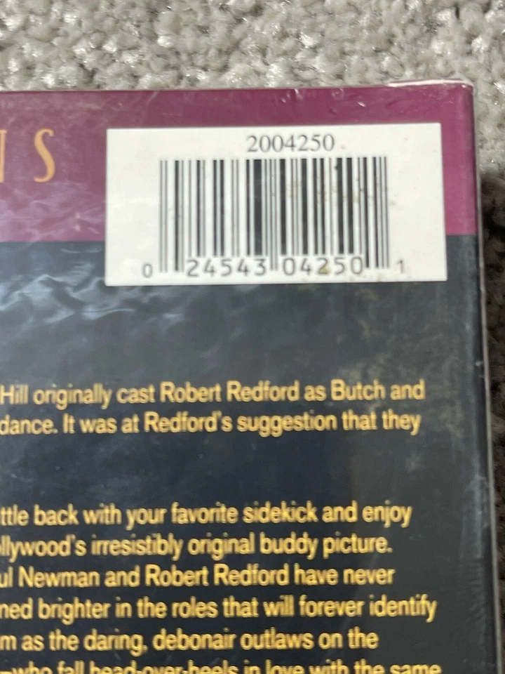 Butch Cassidy and The Sundance Kid VHS NEW and Sealed 1997 20th Century FOX - Image 3 of 4