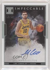 2018-19 Impeccable Rookie Signatures Holo Silver 16/25 Svi Mykhailiuk Auto fg6
