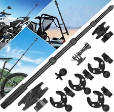 Motorcycle Mount Kit Compatible with Insta 360 X4 X5, Bike Handlebar Clamp Mount