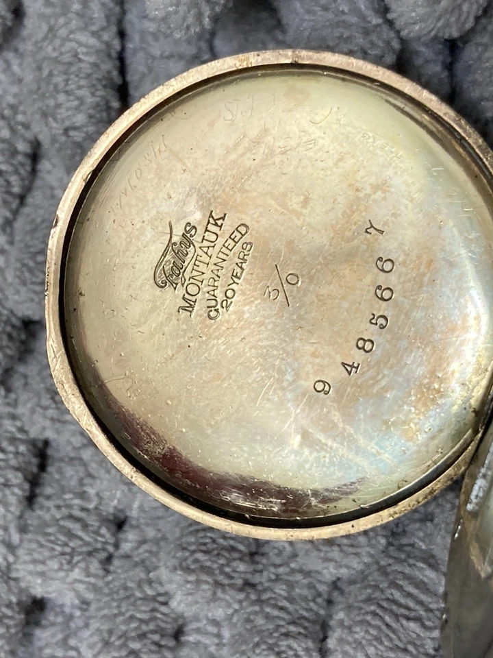 OLD W POCKET pendant watch ELGIN 7 jewels 417 3/0 c 1916 USA - Image 3 of 4