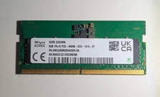 SK HYNIX 8GB DDR5 1Rx16 PC5-4800B SODIMM LAPTOP RAM HMCG66MEBSA092N