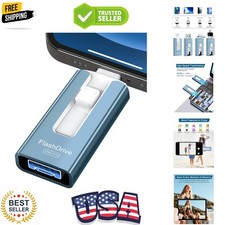 256GB USB Flash Drive for Phone and Pad, Photo Stick High Speed External USB ...