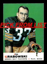 1969 Topps Football 3-259 VG-EX Pick From List All PICTURED zz7 zz6